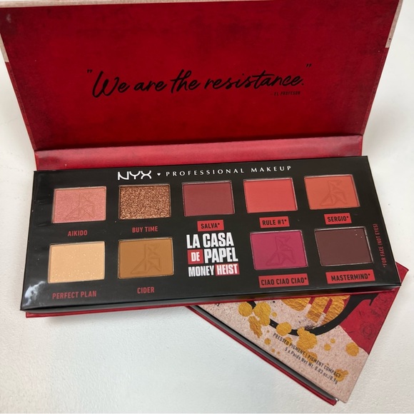 NYX | Makeup | Nyx La Casa De Papel Money Heist Eyeshadow Pallet | Poshmark